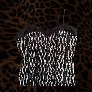 Y2K BNWT Papaya Corset Top